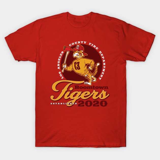 Boomtown Tigers T-Shirt by MindsparkCreative